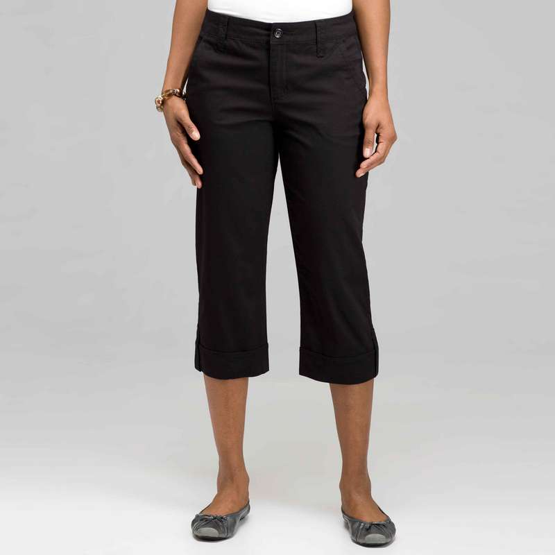 5 Pocket Cuffed Capri, , large image number 0